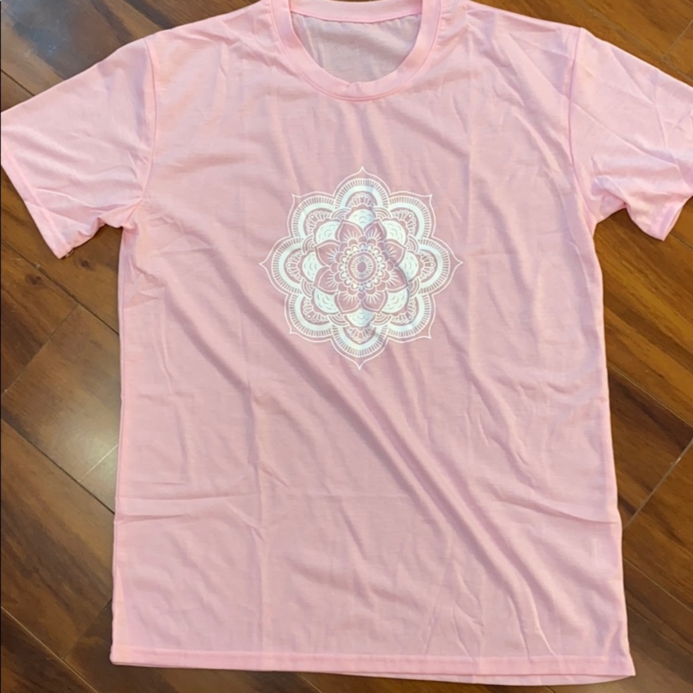 Two flower T-shirts